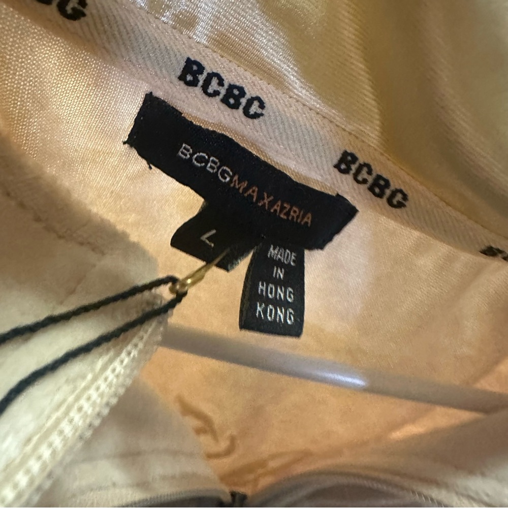 BCBGMaxAzria Cream Zip-Up Jacket - Picture 6 of 6